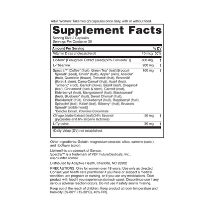 Nugenix Women's Libido Booster Supplement - 60 Count | Drive & Mood Support