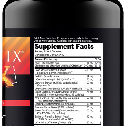 Nugenix Thermo-X: Extreme Thermogenic Fat Burner for Men – 120 Count