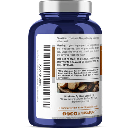 NusaPure Yacon Root Extract 2000mg – 200 Vegan Capsules (4:1 Extract) Non-GMO, Pack of 2