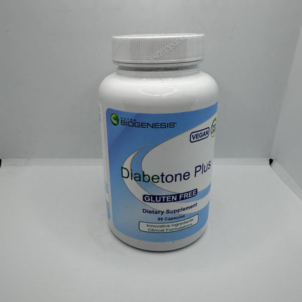 Nutra Biogenesis Diabetone Plus – Metabolic Support Supplement for Men & Women | 90 Capsules