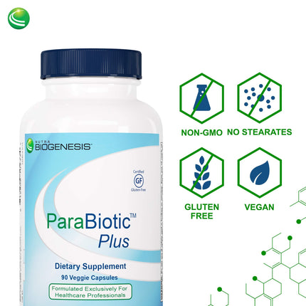 Nutra Biogenesis ParaBiotic Plus – Probiotics for Women & Men | 90 Veggie Capsules