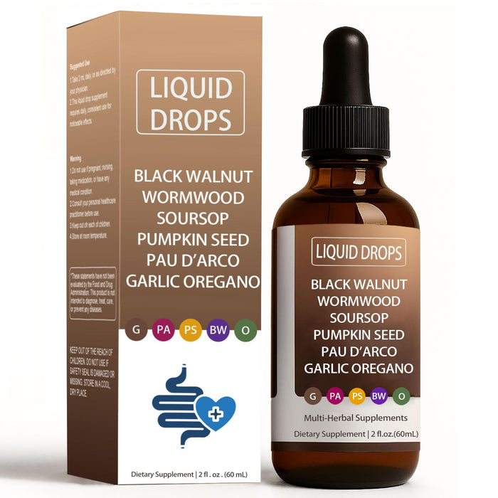 Nutralis Black Walnut Wormwood Gut Cleanse Liquid Drops – Digestive Health & Energy
