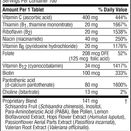 Nature's Sunshine Nutri-Calm – Herbal Stress Relief & Mood Support Supplement (100 Count)