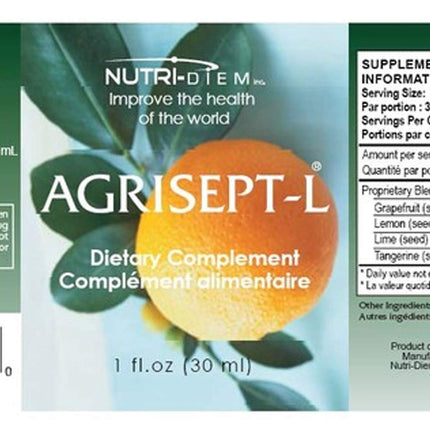 Nutri-Diem Agrisept L Antioxidant 30ml – 3 Bottles