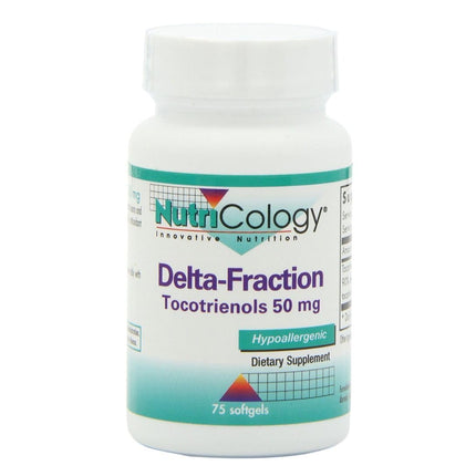 Nutricology Delta-Fraction Tocotrienols 50mg Softgels – Annatto Tocotrienols, 75-Count