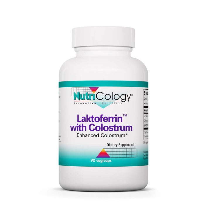 Nutricology Lactoferrin with Colostrum – Immune Support & Iron Transport, 90 Count