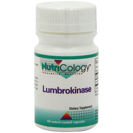 Nutricology Lumbrokinase Supplement – Circulation Support, 60 VEG Capsules