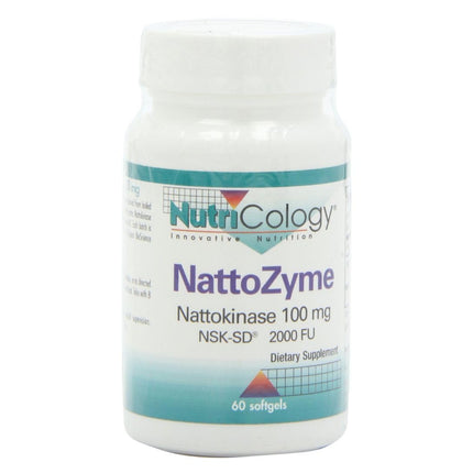 Nutricology NattoZyme NSK-SD 2000 FU Nattokinase - 60 Veg Softgels