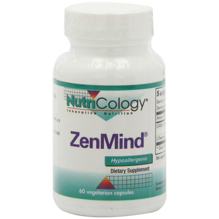 Nutricology ZenMind - Calmness Support with GABA & L-Theanine - 60 Veg Caps