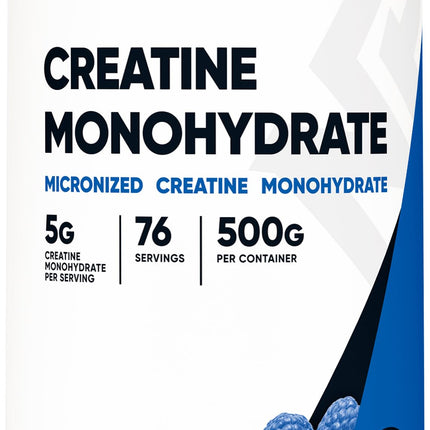 Nutricost Creatine Monohydrate Powder Blue Raspberry - 500 g | 1.1 LBS