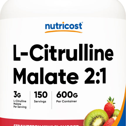 Nutricost L-Citrulline Malate 2:1 (600 g) Strawberry Kiwi