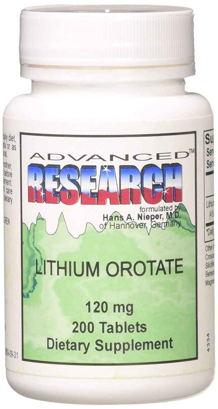 NCI Advanced Research Lithium Ootate 120 mg | 400 Tablets Pack of 2 | Nutrient Carriers