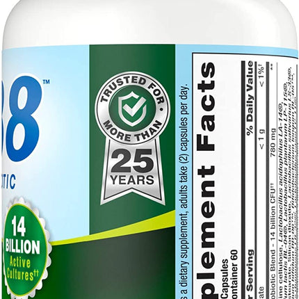 Nutrition Now PB8 Pro-Biotic Vegetarian Acidophilus – Pack of 3 x 120 Vegetarian Capsules