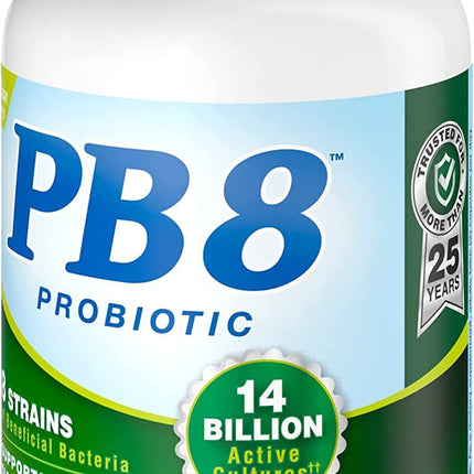 Nutrition Now PB8 Pro-Biotic Vegetarian Acidophilus – Pack of 3 x 120 Vegetarian Capsules