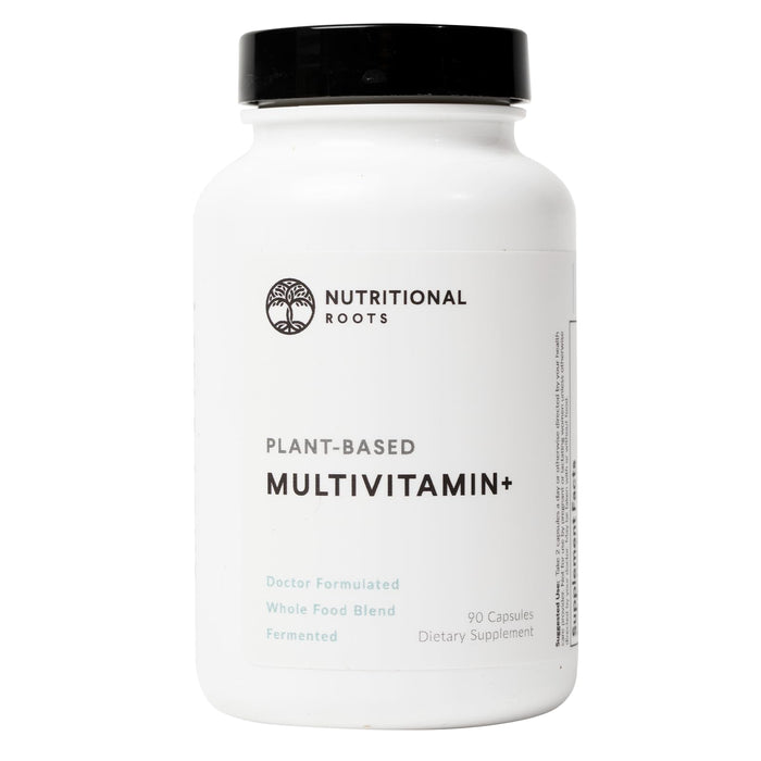 Nutritional Roots Multivitamin+ | Plant-Based Fermented Vitamins & Probiotics, 45 Servings