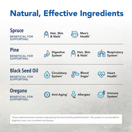 O2rega 8 oz – Natural Source of Oxygen | P73 Oregano, Spruce & Pine | Mycellized Absorption | Non-GMO | 16 Servings | North American Herb & Spice
