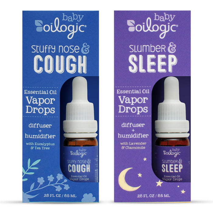 Oilogic Baby Vapor Drops - 2-Pack for Diffuser & Humidifier