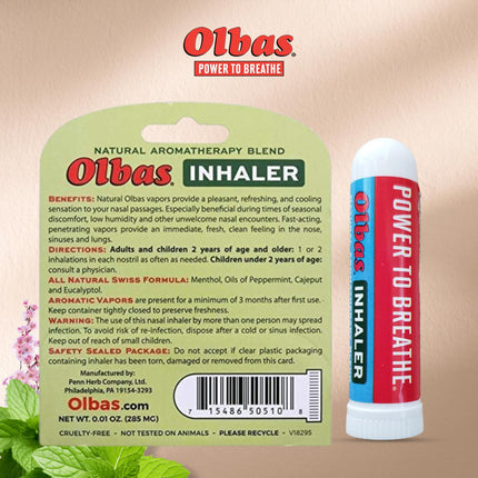 Olbas Inhaler Aromatherapy – Pocket-Size Nasal Inhaler for Clear Breathing