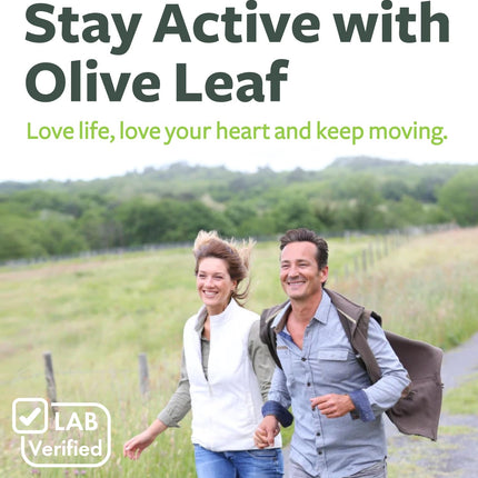 Olive Leaf Extract Capsules 750mg – 20% Oleuropein | Vegan, Non-GMO, Made in USA