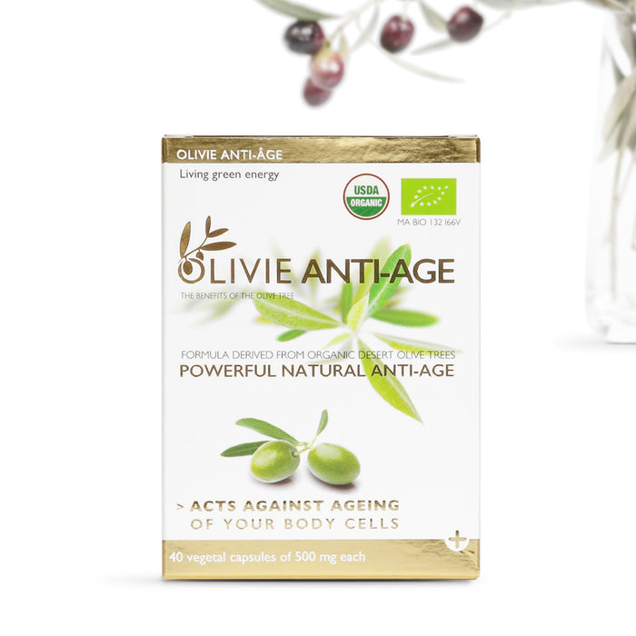 Olivie Organic Olive Leaf Extract Capsules – Hydroxytyrosol & Oleuropein (40 Capsules)