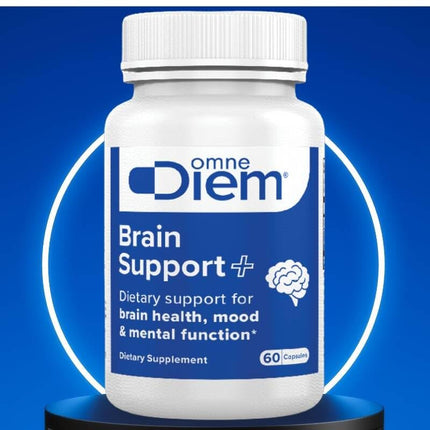 Omne Diem Brain Support with Cerenx and MecobalActive | 60 Capsules – Brain Health & Mood