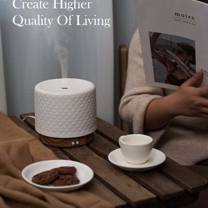 Onaboviva Ceramic Essential Oil Diffuser – 280ml Ultrasonic