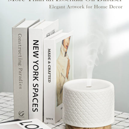 Onaboviva Ceramic Essential Oil Diffuser – 280ml Ultrasonic