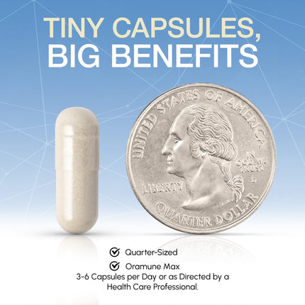 Oramune Max Immune Support — Transfer Factor & Colostrum, 100 Caps