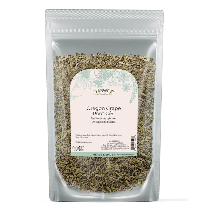 Oregon Grape Root Wildcrafted - 4 oz Pouch | Starwest Botanicals