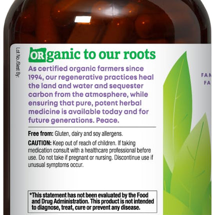 Oregon's Wild Harvest Milk Thistle Organic Non-GMO Vegan Capsules – 180 Count