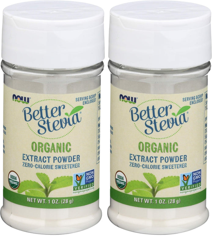 Organic Better Stevia Extract Powder – Zero Calorie Sweetener (1 oz) Pack of 2