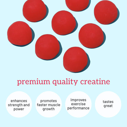 Organifi Creatine Chews - Cherry Gummies for Performance & Recovery (30-Day Supply)