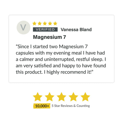 Organixx Magnesium 7 Supplement — Sleep Support & Muscle Recovery (3-Pack)