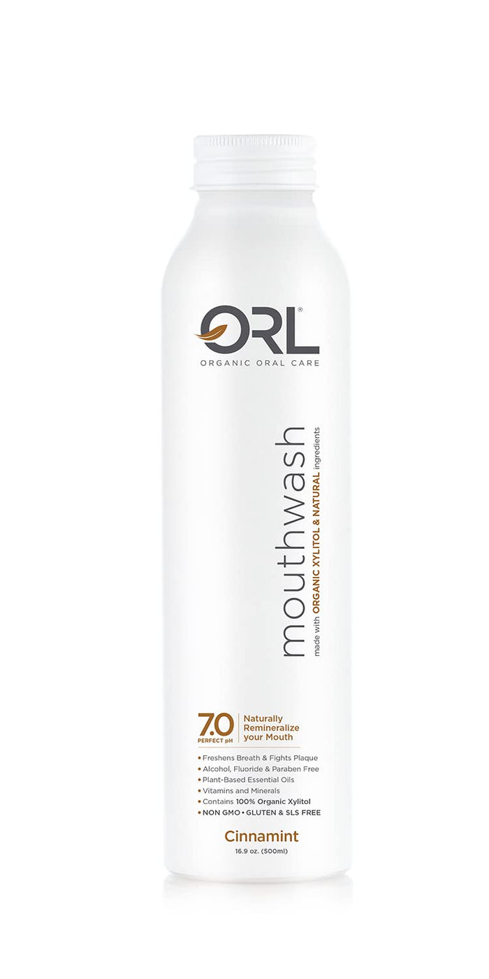 ORL Natural & Organic Mouthwash – Clean, Whiten Teeth, Strengthen Enamel