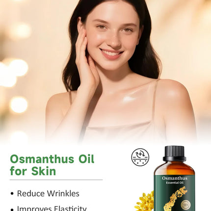 Pure Osmanthus Essential Oil – Diffuser, Skin, Air Purifier, Candles | 3.38 Fl Oz