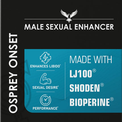 Sex Pills for Men – Last Longer & Enhance Erection Sensitivity – Osprey Onset, 15 Capsules