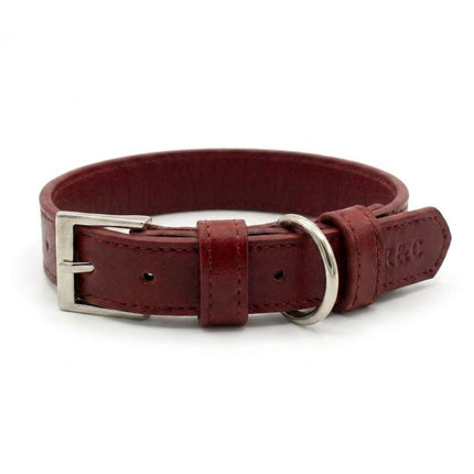 Oxblood Red Lignify Dog Collar