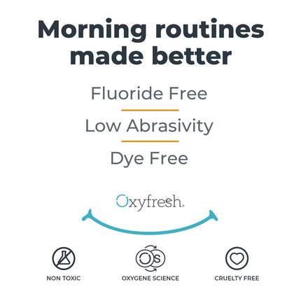 Oxyfresh Pro Formula Fresh Mint Toothpaste – Gentle Low Abrasion, Fluoride-Free, 5.5 oz Pack of 2