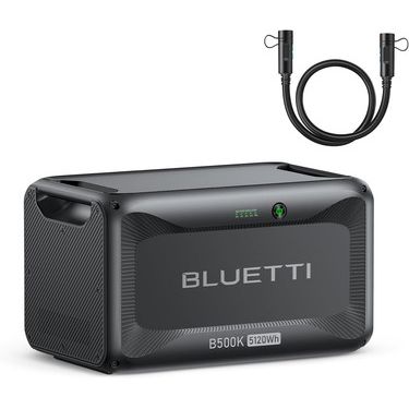 BLUETTI B500K1 5120Wh Expansion Battery, 5.12kWh LiFePO4 Module for Apex 300, AC300, and AC500 Home Backup Systems