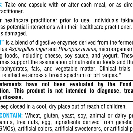 XYMOGEN PanXyme pH - Digestive Enzymes for Gut Health | Gluten Free + Vegan (90 Capsules)