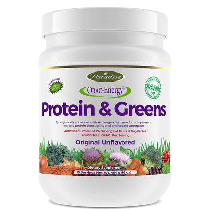 Paradise Herbs ORAC Energy, Protein & Greens – 14 oz
