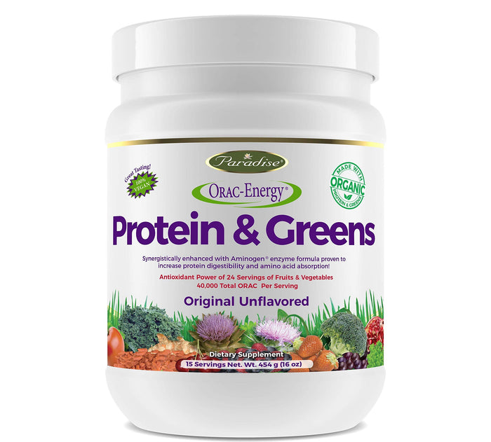 Paradise Herbs ORAC Energy, Protein & Greens – 14 oz