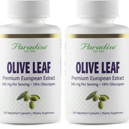 Paradise Olive Leaf Extract – Andalusian Olive Trees, 120 Veg Caps (Pack of 2)