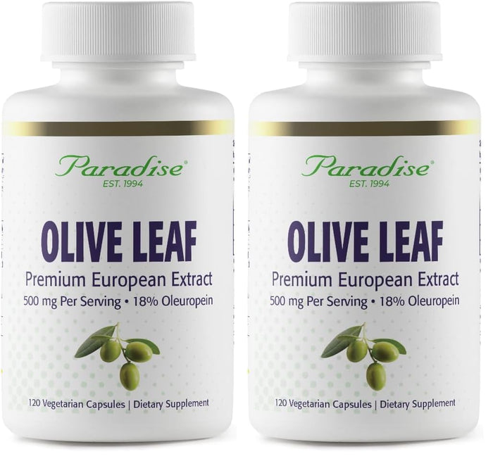 Paradise Olive Leaf Extract – Andalusian Olive Trees, 120 Veg Caps (Pack of 2)
