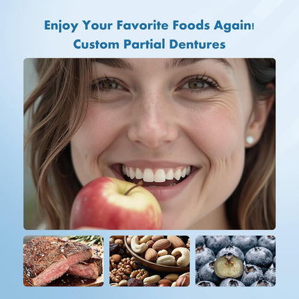 Partial Dentures - Custom Removable Tooth Replacement for Missing Teeth (1 Tooth)
