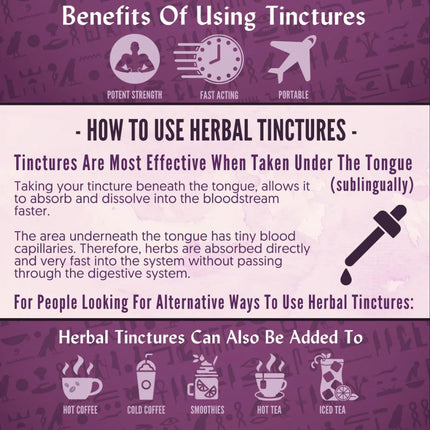 Organic Passionflower Tincture for STRESS, SLEEP, ANXIETY & RELAXATION