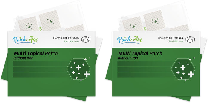 PatchAid Multi Plus Topical Patch Without Iron – 30-Day Supply (Pack of 2)