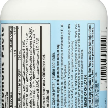 PB8 Pro-biotic Acidophilus 120-count (Value Pack of 2) - Probiotic Supplement