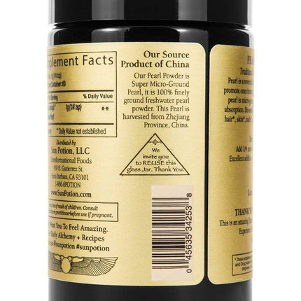 Sun Potion Pearl Powder (Sustainable Freshwater) – Beauty & Spirit Tonic (80g)