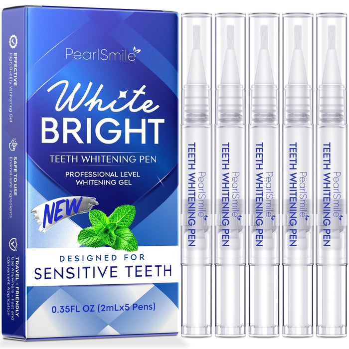 Pearl Smile Teeth Whitening Pen – 5-Pack, 35% Carbamide Peroxide Gel